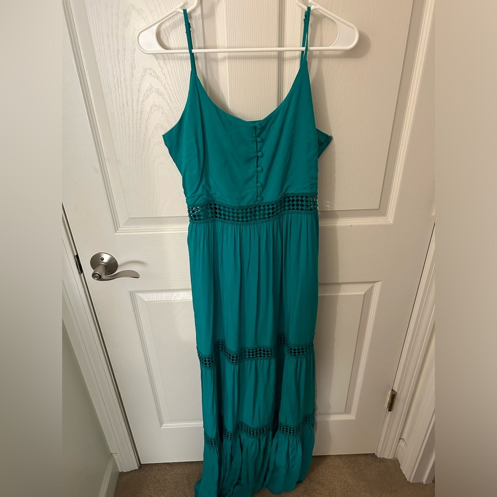 JACK bb dakota green maxi dress